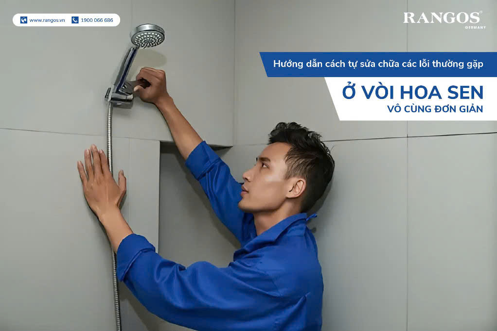 Hướng Dẫn Tự Sửa Chữa Vòi Hoa Sen Tại Nhà