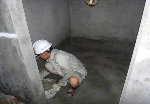 chống thấm bằng vật liệu sika