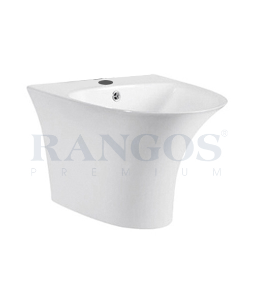 Chậu rửa lavabo liền chân Rangos RG-6108