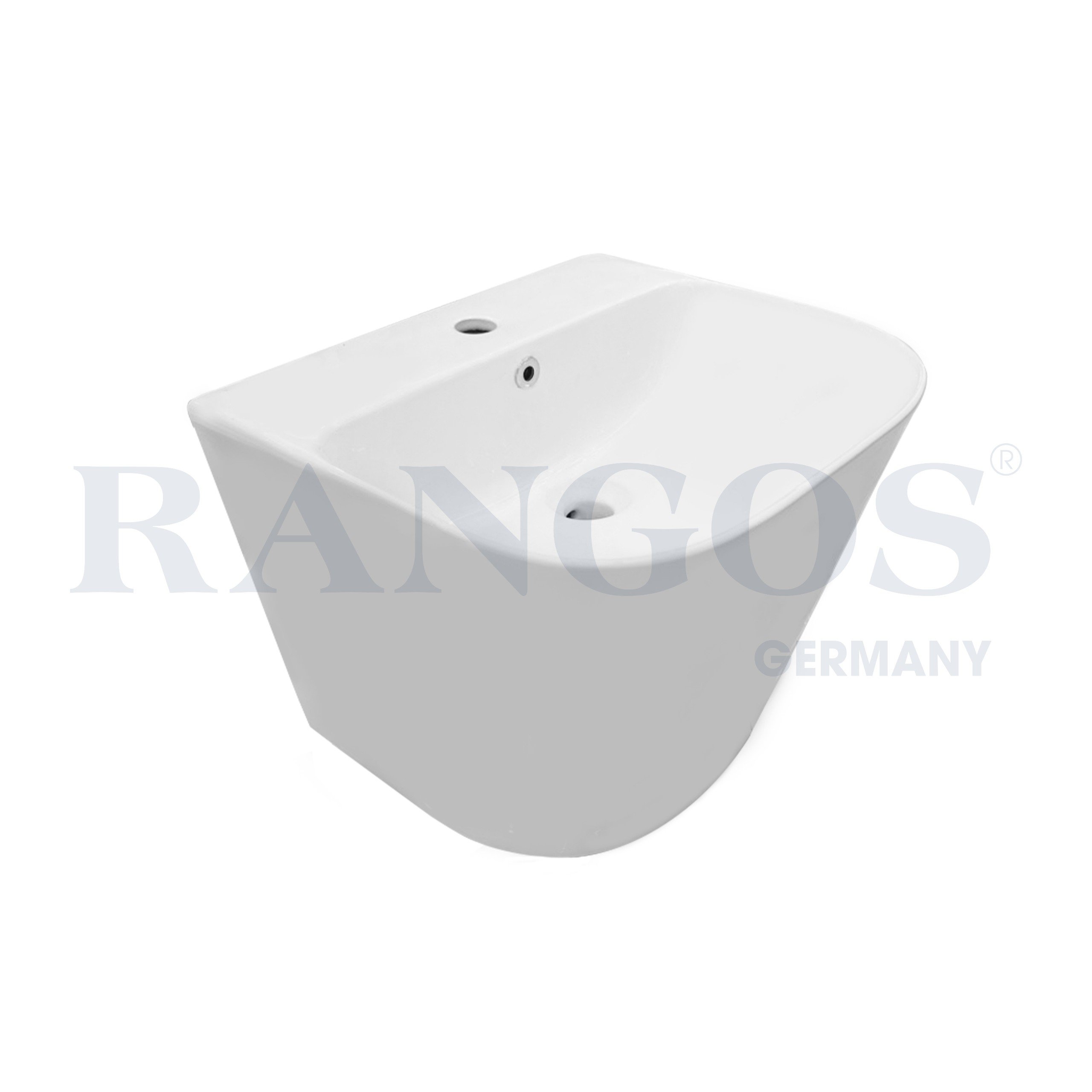 Chậu rửa lavabo liền chân Rangos RG- 6110