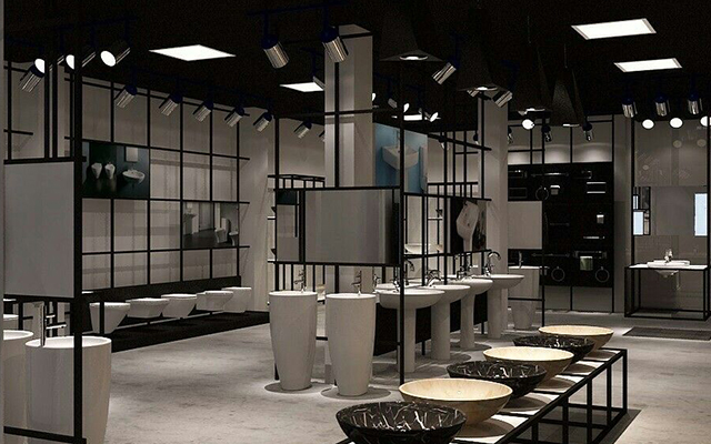 Kệ trưng bày thiết bị vệ sinh yếu tố tạo nên sự khác biệt cho Showroom