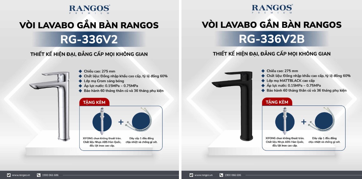 Rangos - điểm đến mua vòi lavabo tốt nhất ở Sài Gòn 