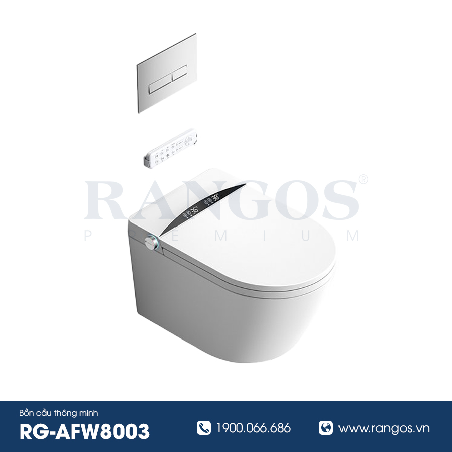 Bồn cầu thông minh Rangos RG-AFW8003