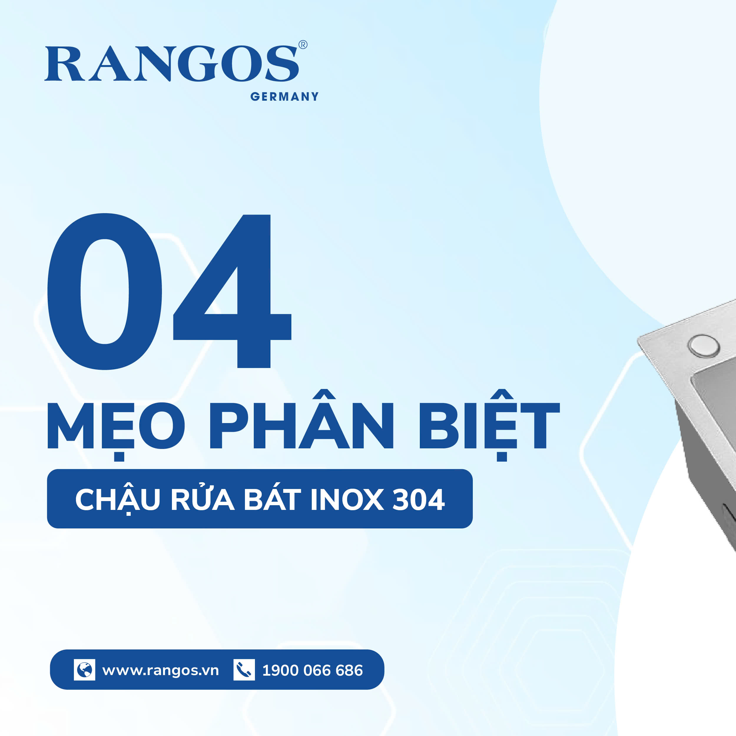 4 MẸO PHÂN BIỆT CHẬU RỬA BÁT INOX 304