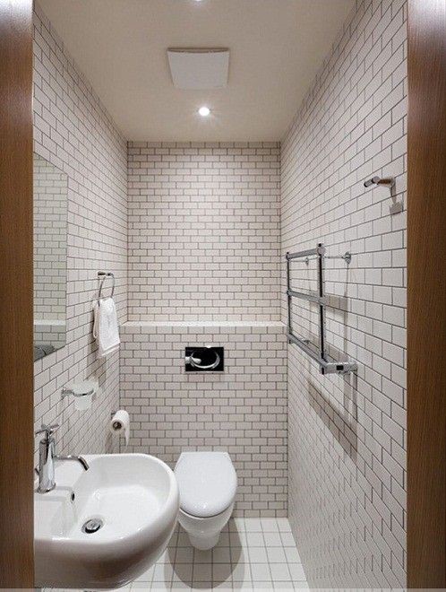 Nhà vệ sinh diện tích nhỏ nhưng được bố trí màu sắc hài hoà